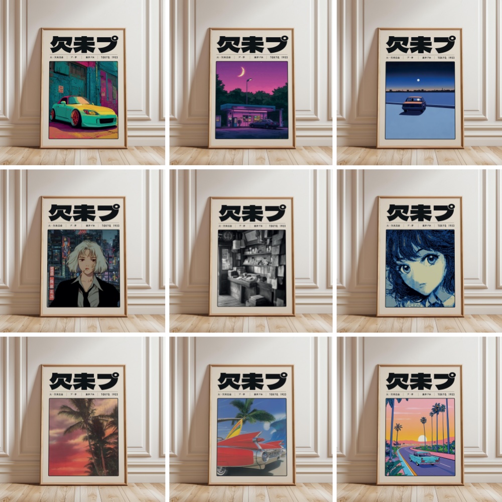 Retro Japon Vaporwave Tokyo 19 - Japanese Lifestyle And Culture incelemesi ve fiyatı
